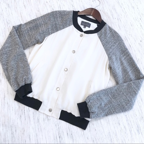 Patterson J. Kincaid Silk Varsity Jacket size S - Picture 2 of 8